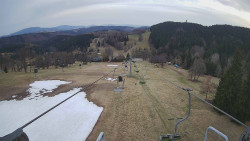 Lanovka - pohled dolů