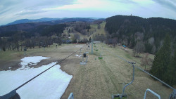 Lanovka - pohled dolů