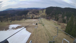 Lanovka - pohled dolů