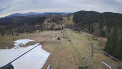 Lanovka - pohled dolů
