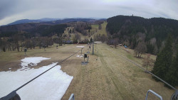 Lanovka - pohled dolů