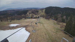 Lanovka - pohled dolů