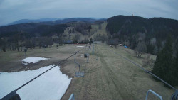 Lanovka - pohled dolů