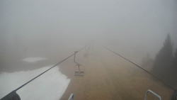 Lanovka - pohled dolů