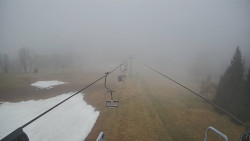 Lanovka - pohled dolů