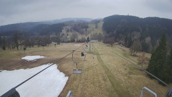 Lanovka - pohled dolů