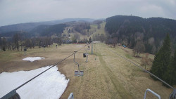 Lanovka - pohled dolů