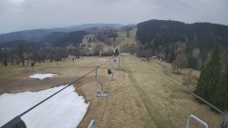 Lanovka - pohled dolů