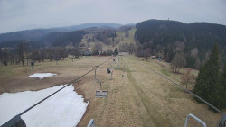 Lanovka - pohled dolů