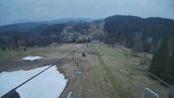 Lanovka - pohled dolů