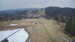 Lanovka - pohled dolů