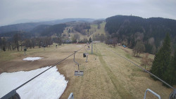 Lanovka - pohled dolů