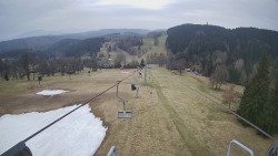 Lanovka - pohled dolů