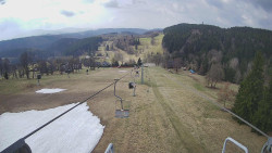 Lanovka - pohled dolů