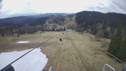 Lanovka - pohled dolů