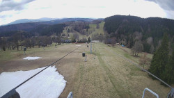 Lanovka - pohled dolů