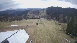 Lanovka - pohled dolů