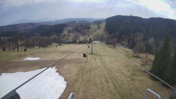 Lanovka - pohled dolů