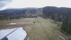 Lanovka - pohled dolů