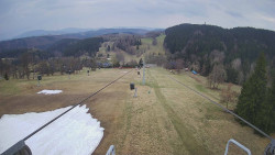 Lanovka - pohled dolů