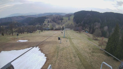 Lanovka - pohled dolů