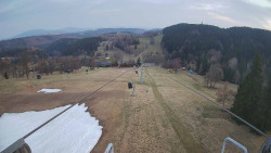 Lanovka - pohled dolů