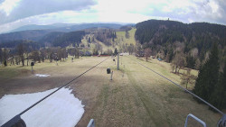 Lanovka - pohled dolů