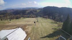 Lanovka - pohled dolů