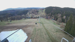 Lanovka - pohled dolů