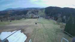 Lanovka - pohled dolů