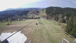 Lanovka - pohled dolů