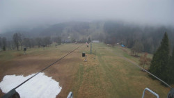 Lanovka - pohled dolů