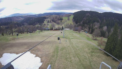 Lanovka - pohled dolů