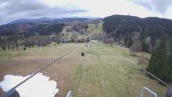 Lanovka - pohled dolů