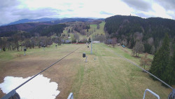 Lanovka - pohled dolů