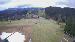 Lanovka - pohled dolů