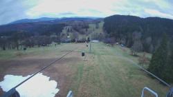 Lanovka - pohled dolů