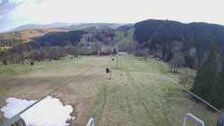 Lanovka - pohled dolů