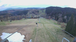 Lanovka - pohled dolů