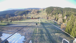 Lanovka - pohled dolů