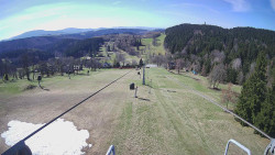 Lanovka - pohled dolů