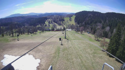 Lanovka - pohled dolů