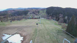 Lanovka - pohled dolů