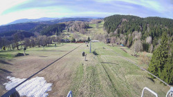 Lanovka - pohled dolů