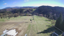 Lanovka - pohled dolů