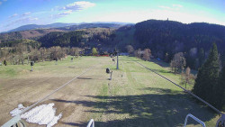 Lanovka - pohled dolů