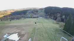 Lanovka - pohled dolů