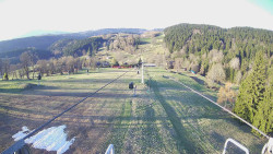 Lanovka - pohled dolů