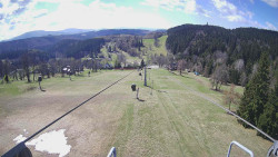 Lanovka - pohled dolů