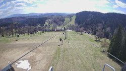 Lanovka - pohled dolů